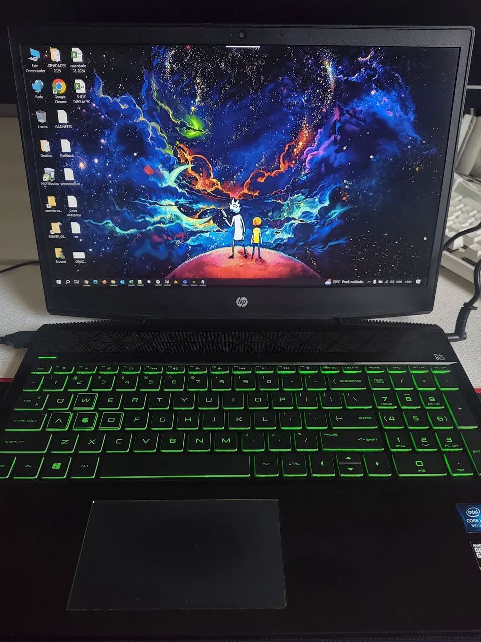 Notebook HP Gamer com Teclado Retroiluminado