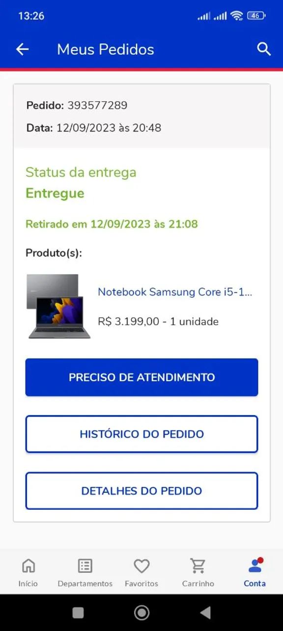 Notebook Semi-novo para venda!
