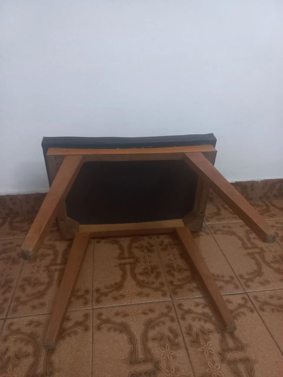 Banquinho antigo madeira  - Foto 2