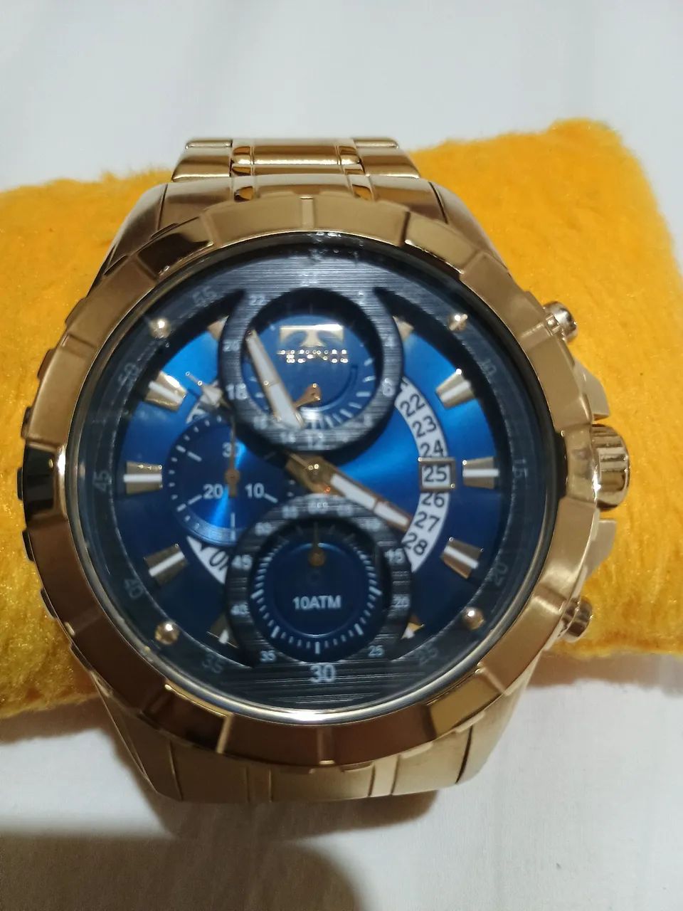Relógio Masculino Dourado technos  - Foto 2