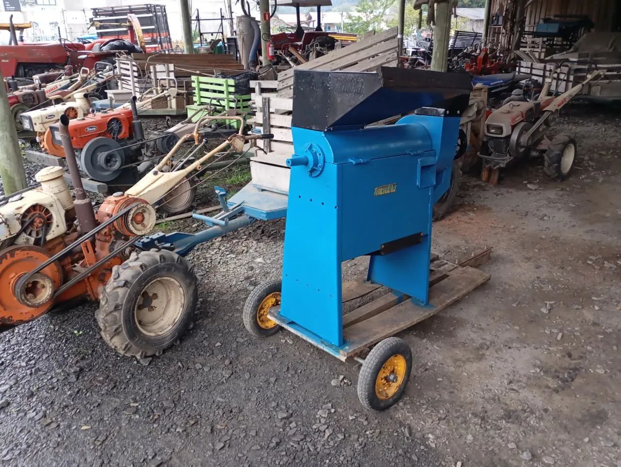 Debulhador de milho pra micro trator ou motor estacionário 