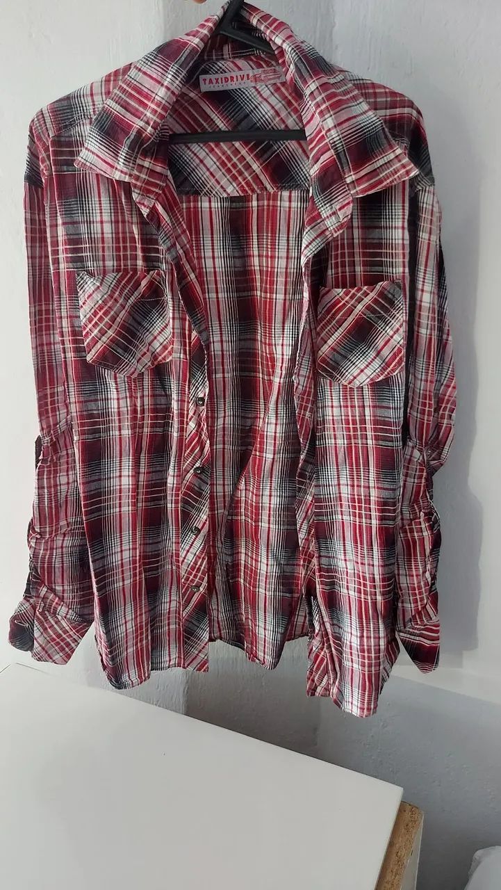 Blusa listrada branca e preta - Foto 4
