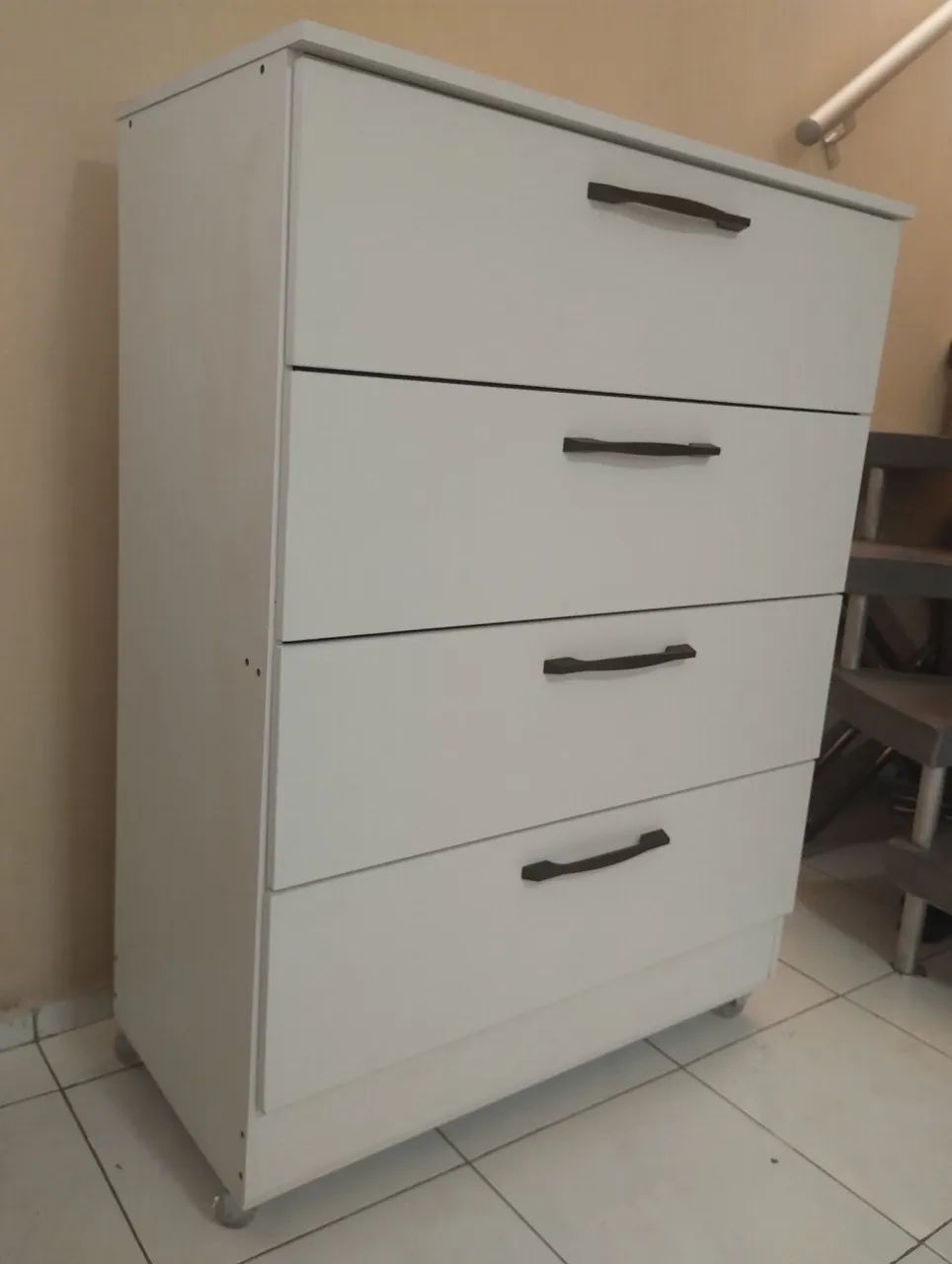 Gaveteiro Branco com 4 Gavetas - Foto 2