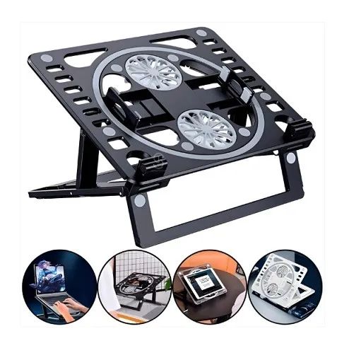 Suporte base Refrigeração Notebook macbook Tablet Celular Tomate MTN-889 com cooler  - Foto 4