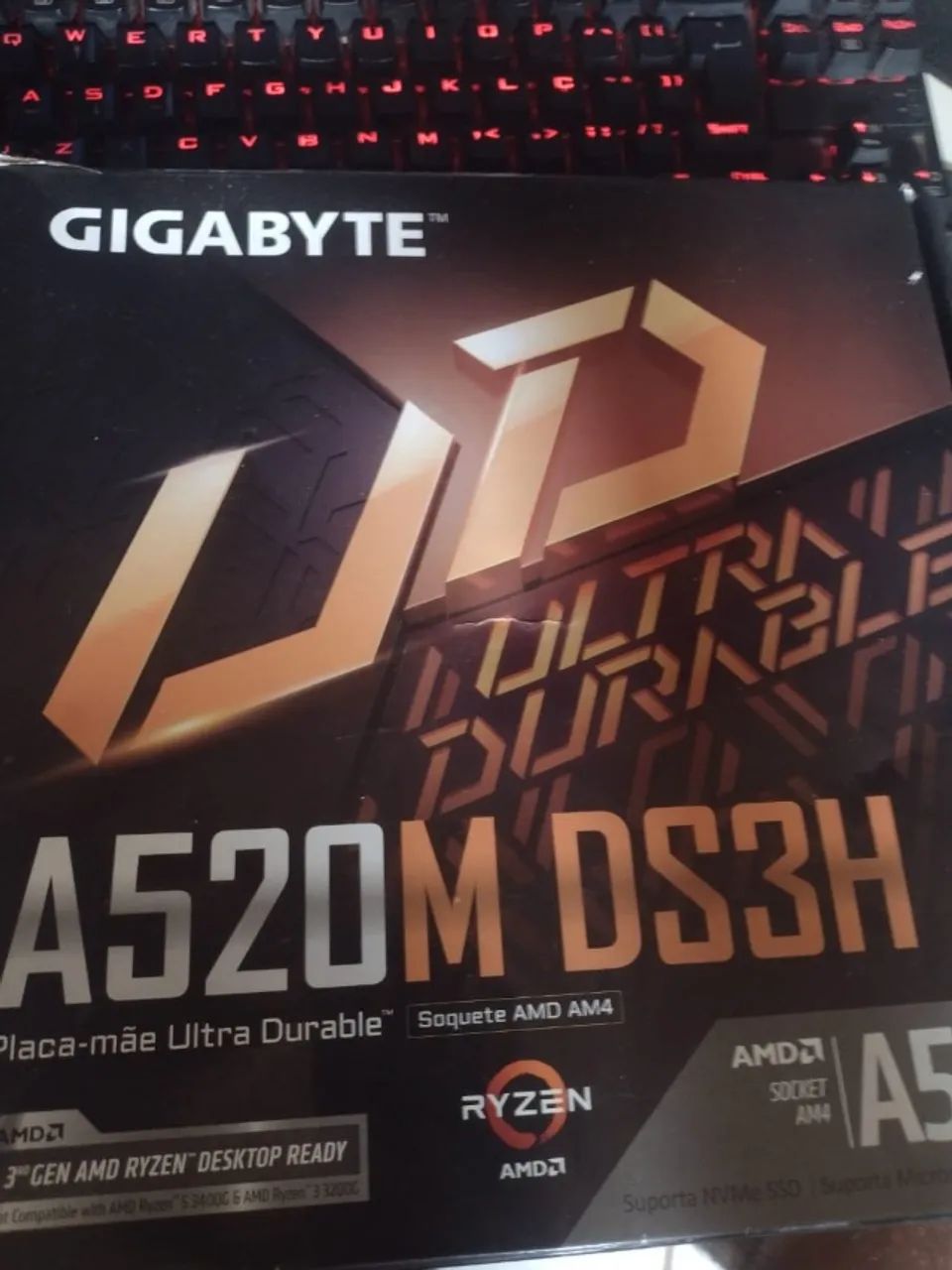 Placa-Mãe Gigabyte A520m  DDR4 - Foto 3