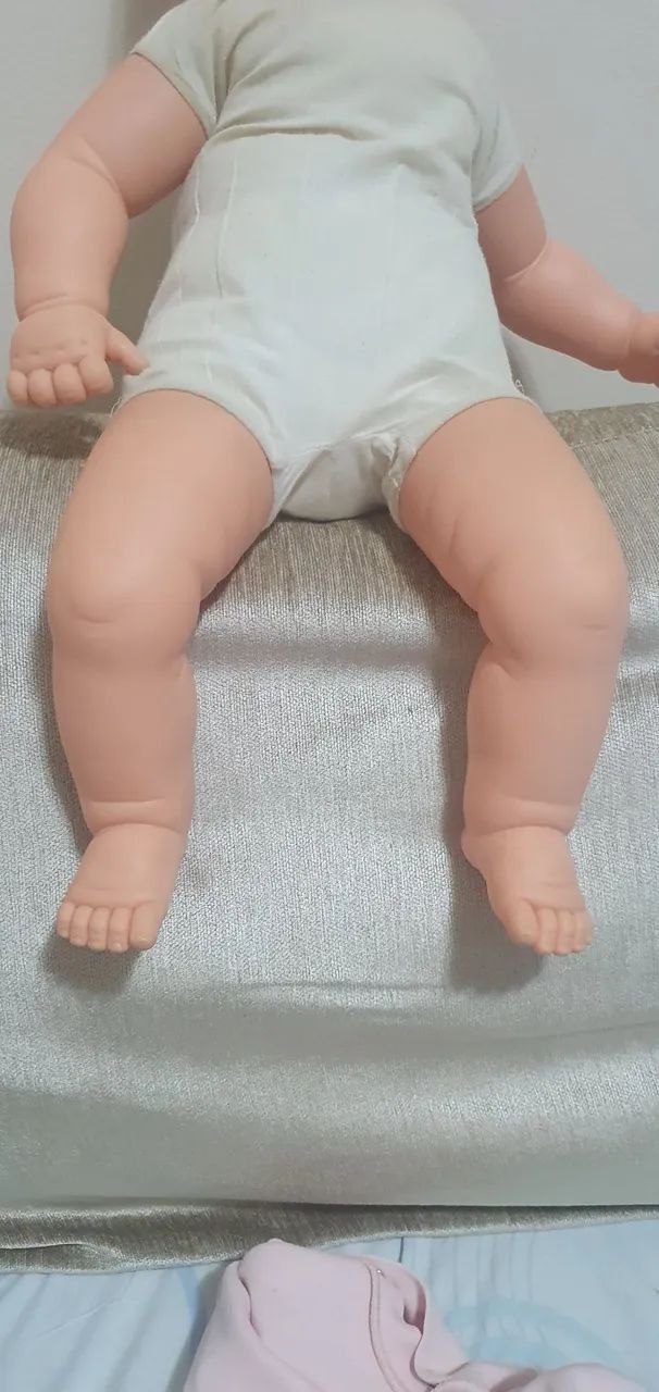 Bebê  grande,64cm da Estrela,anos 90. - Foto 4