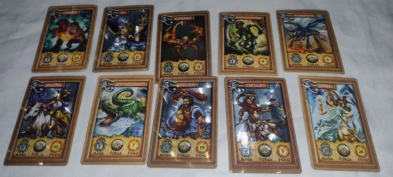 Coleção 10 cards Mithomsnia Elma Chips 