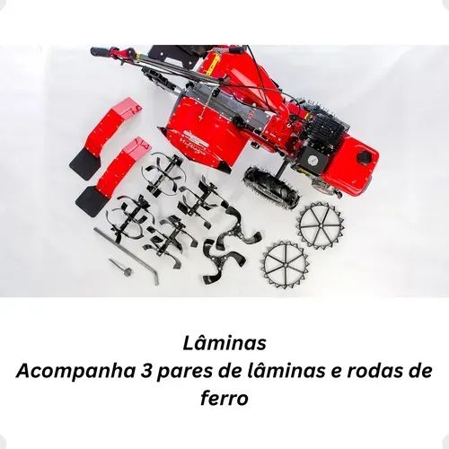 Motocultivador Microtrator Tratorito Tobata  MULTIAGRO-B4T - 6.5 - Foto 2