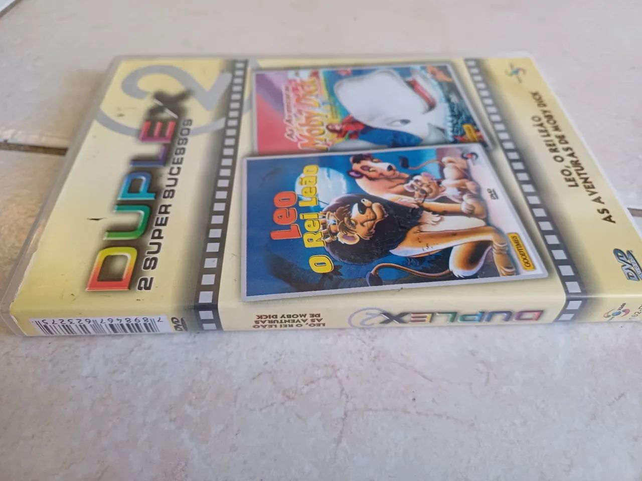 DVD Duplo - Leo, o Rei Leão + As Aventuras de Moby Dick - Foto 2