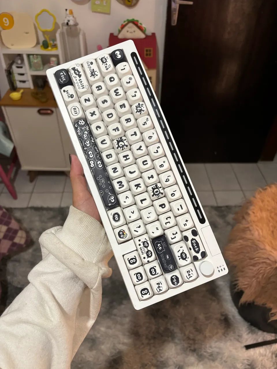 Teclado mecanico 65% wireless studio ghibli - Foto 2