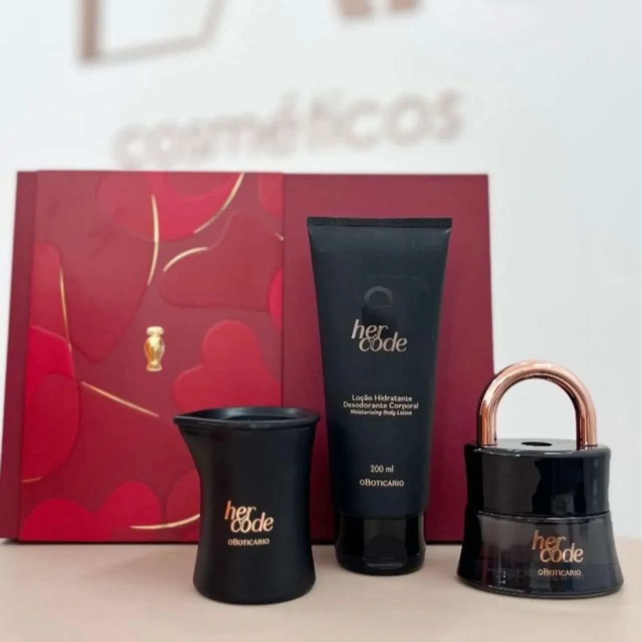 Kit de perfume her code boticário 