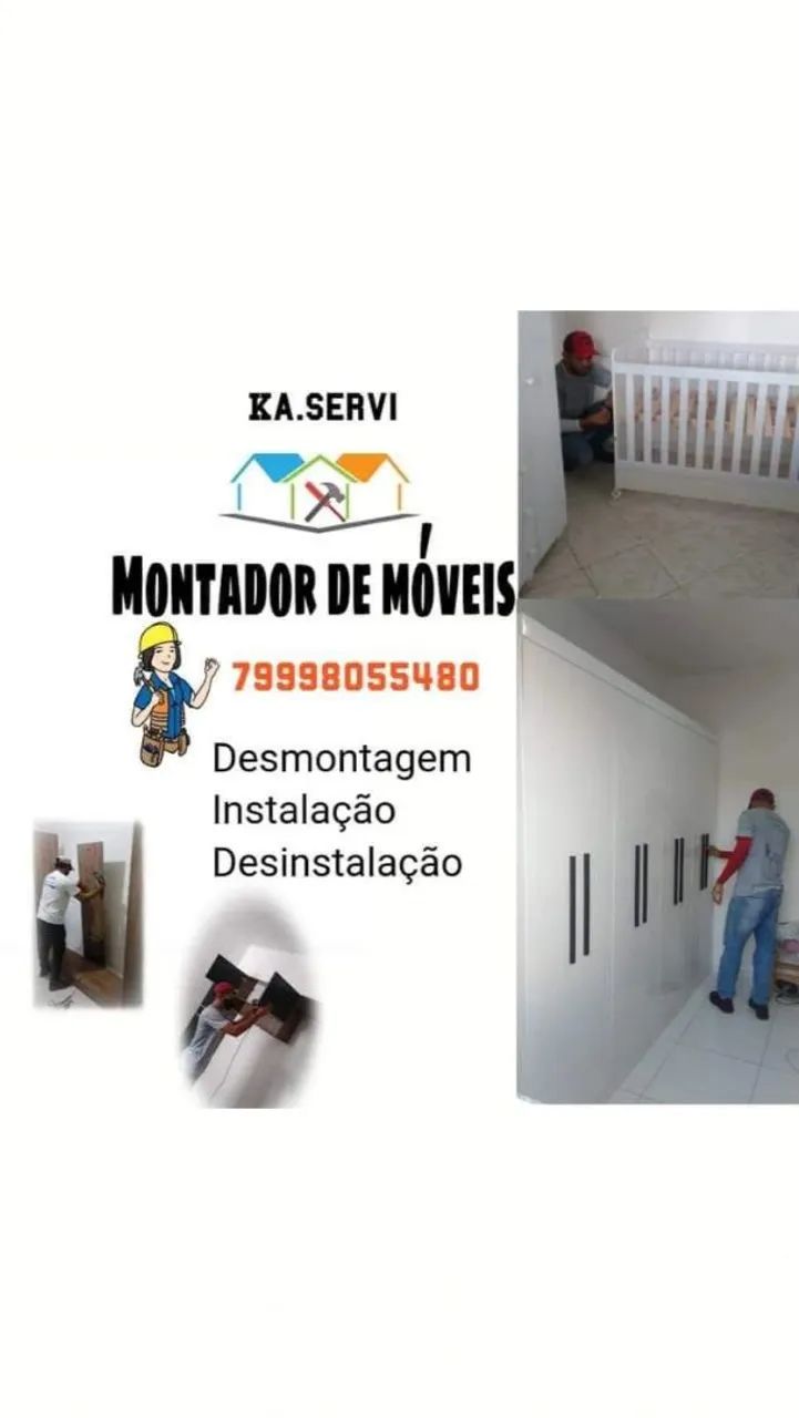 Montador de móveis,corte e adaptação de balcões