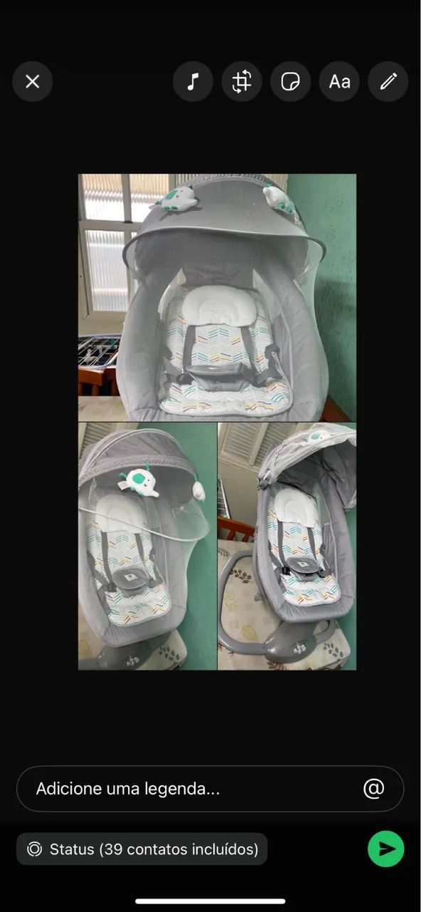 Vende se balanço elétrico para bebê 