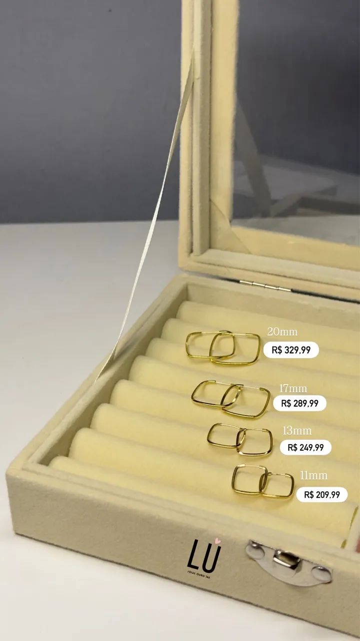 Argola de ouro 18k - Foto 4