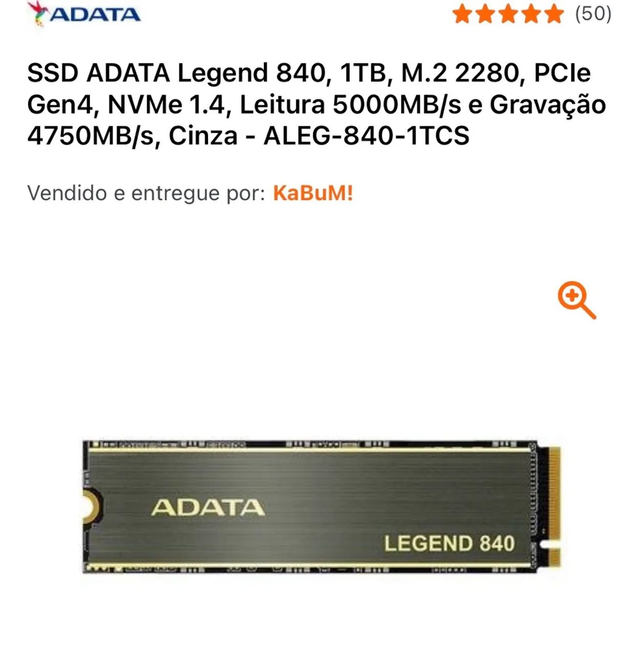 SSD NVME ADATA LEGEND 1TB - Foto 2