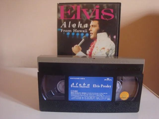 fita vhs elvis aloha from hawaii e love me tender - Foto 3