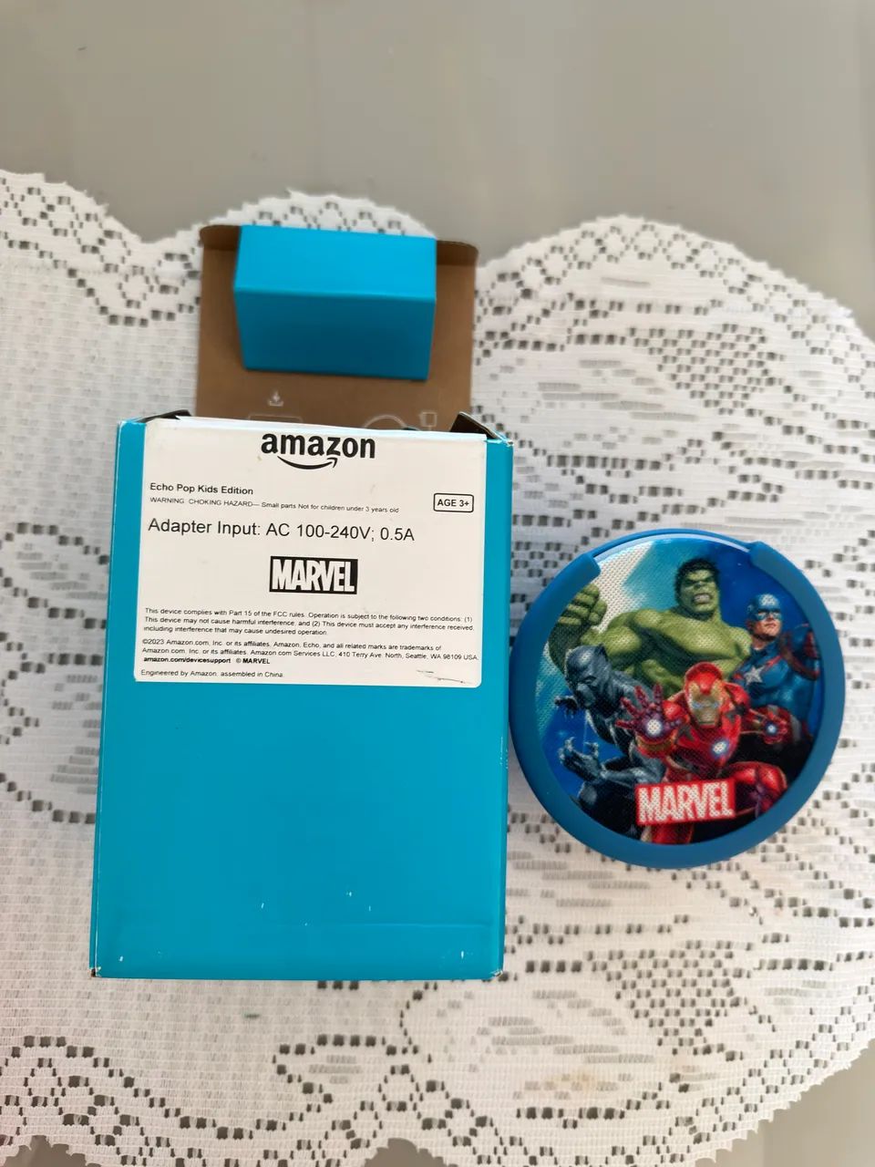 Alexa Echo Pop Kids Edition Marvel Nova + Caixa | 10x Sem Juros - Foto 2