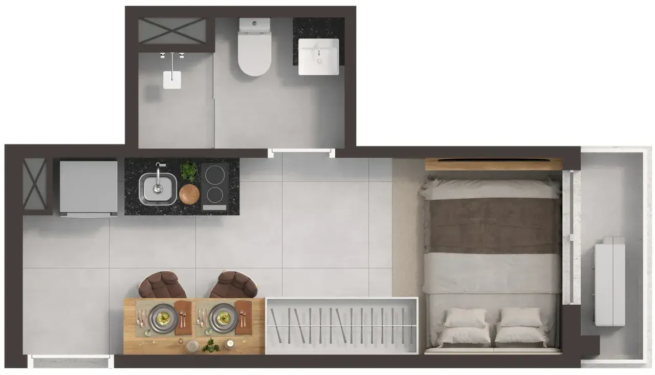 PLANTA 18m²