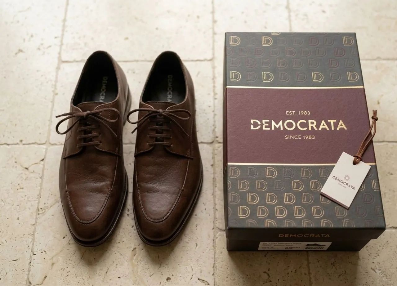 N:41 Sapato social Democrata Couro 