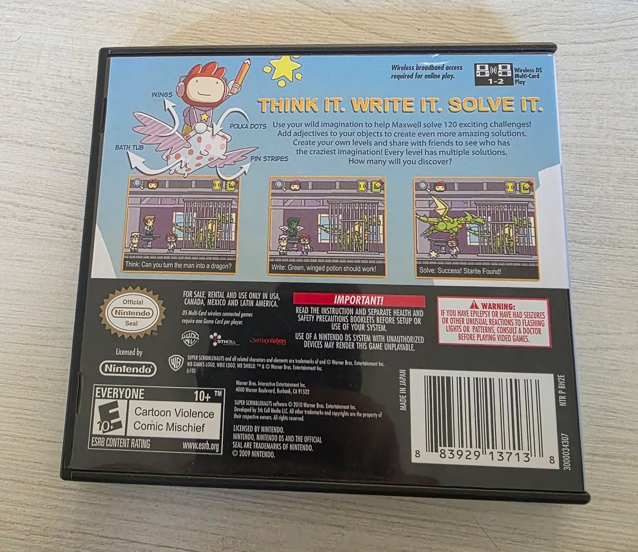 Super Scribblenauts Nintendo DS Original - Foto 2