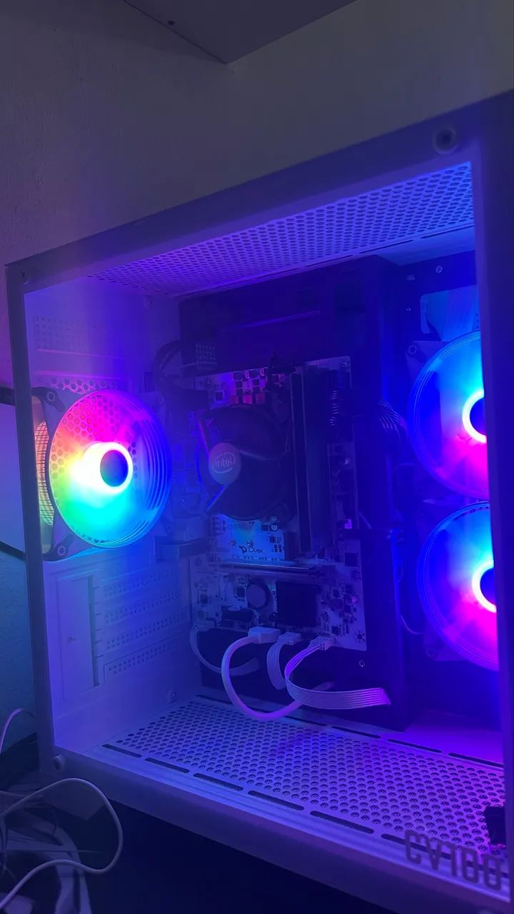Pc gamer novo e completo i5 da 10G e rx 580 de 8G