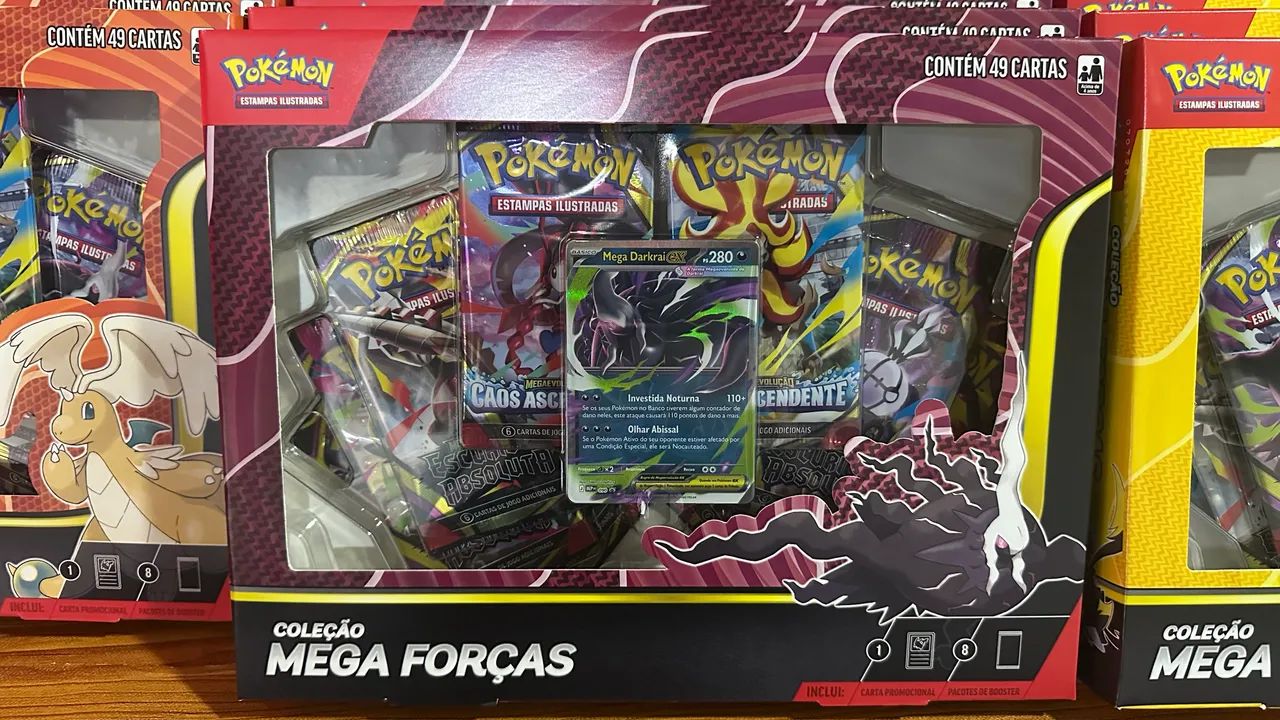 Coleção Mega Forças - Dragonite, Darkrai e Zeraora  - Foto 2