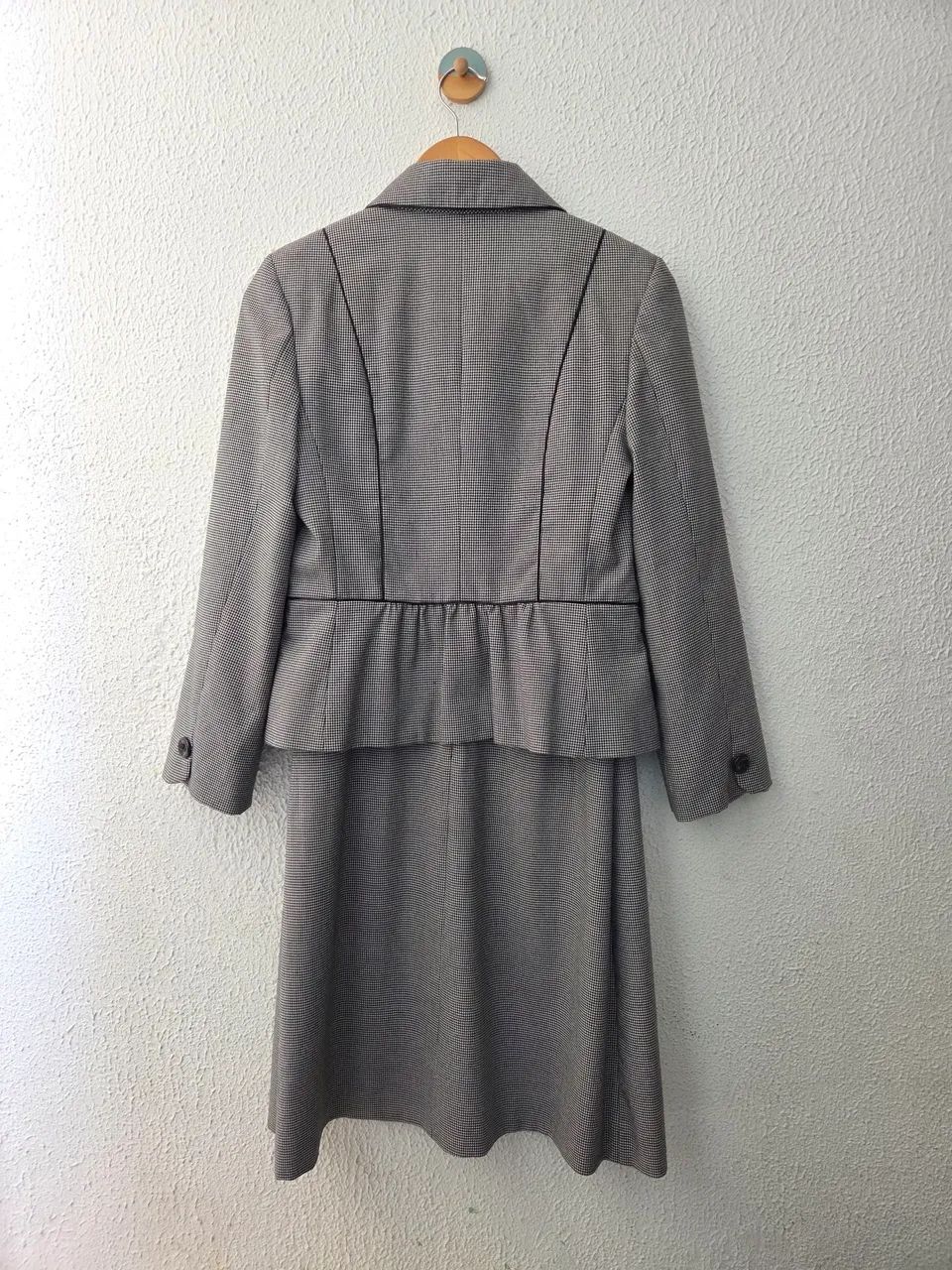 Conjunto Alfaiataria blazer e vestido pied poule Gregory 42 - Foto 2