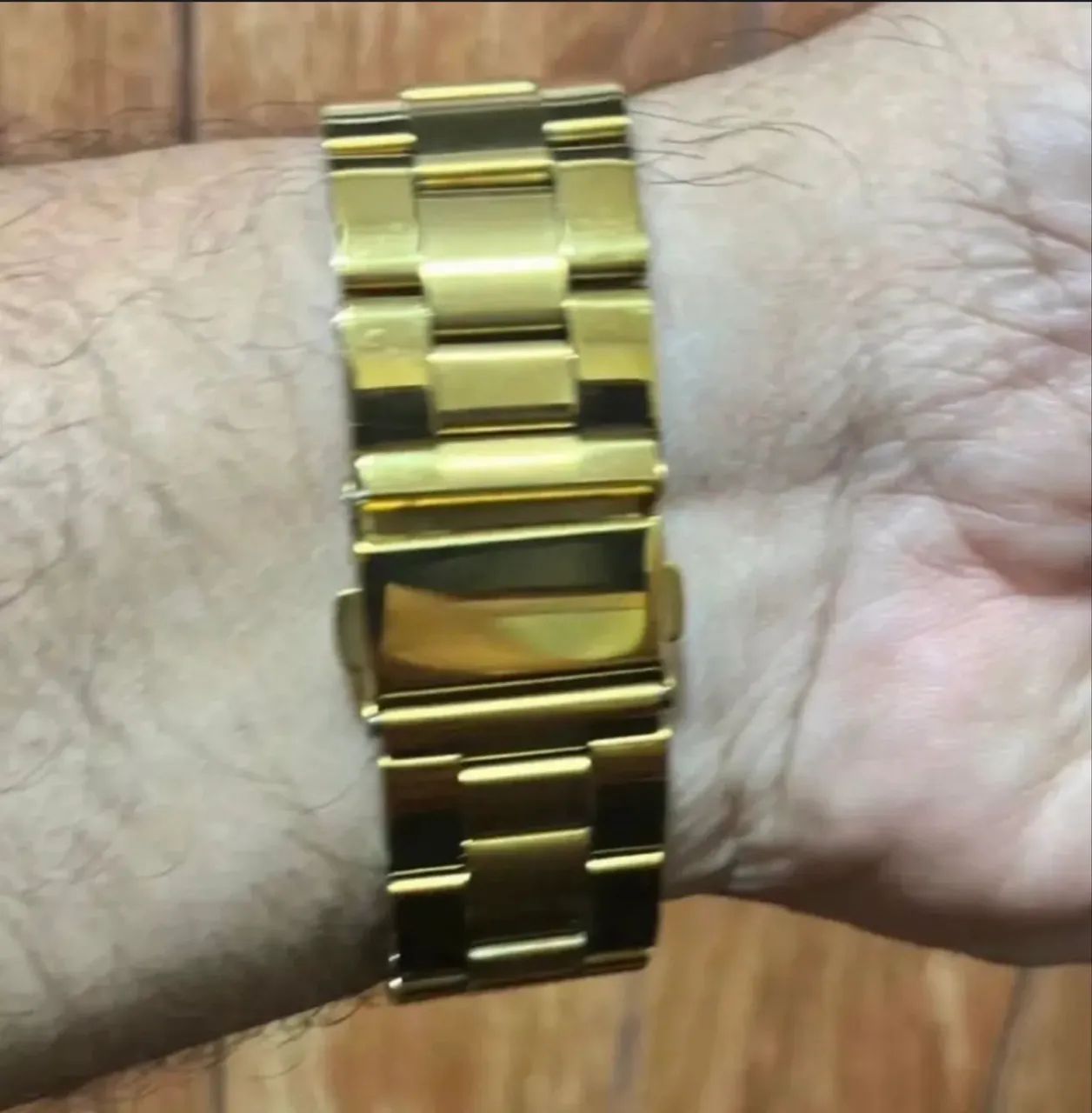 Relógio social dourado - Foto 4