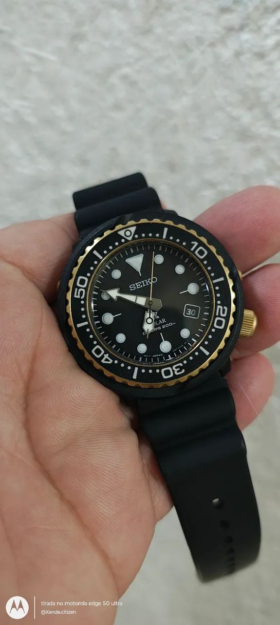 Relógio Seiko prospex tuna solar completo  - Foto 3