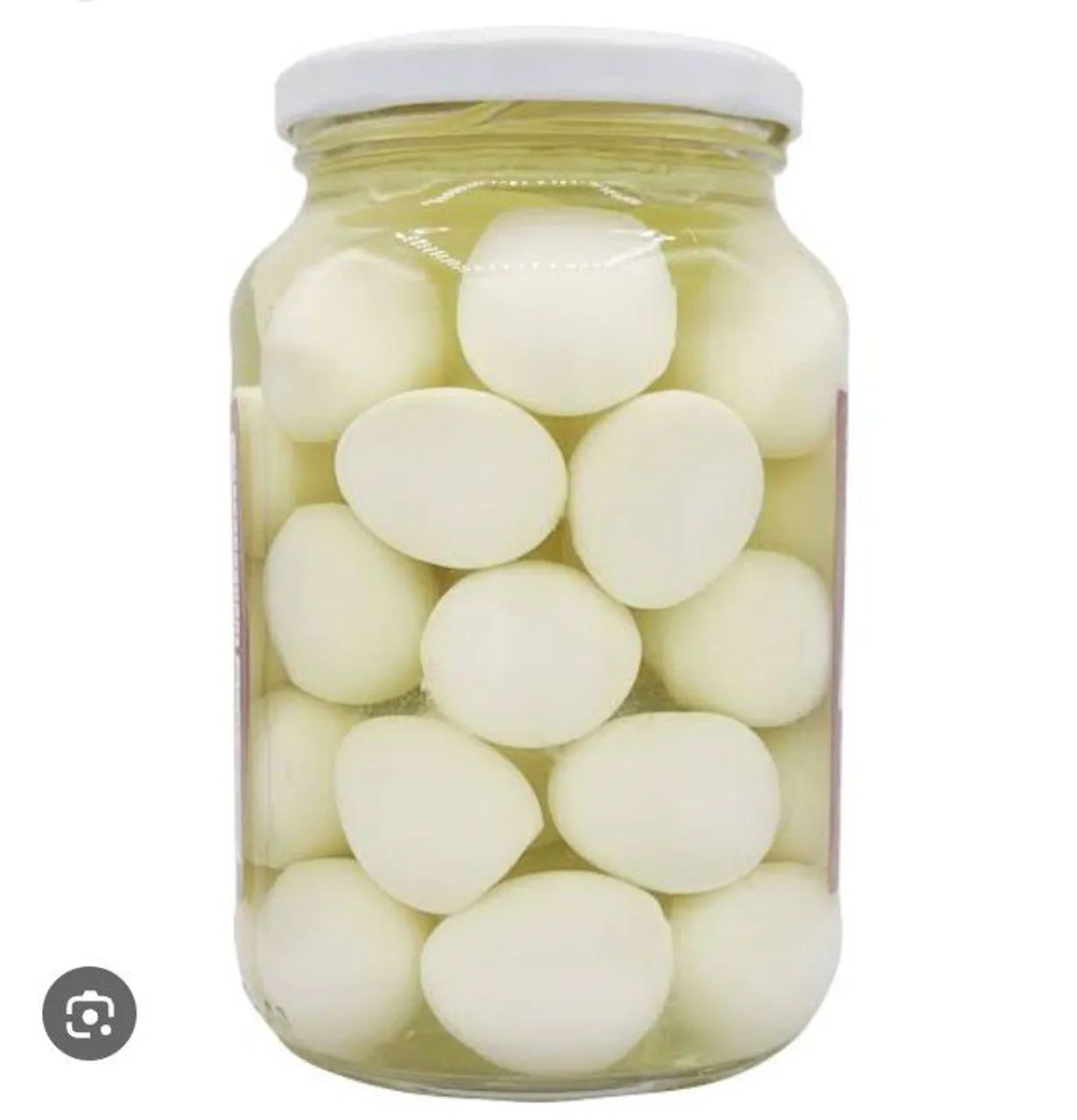 Ovos de codorna em conserva 