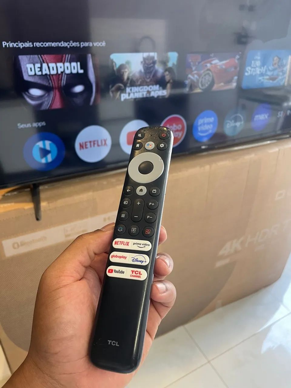 TV SMART 65 4K UHD Google TV ( Pego TV menor ) - Foto 4