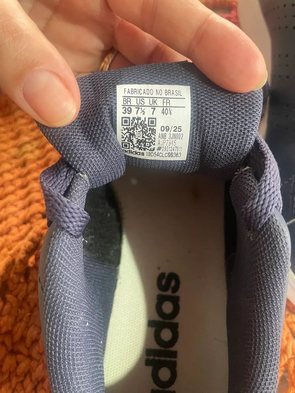 Tênis Adidas azul 39 - usado 3 x - Foto 4
