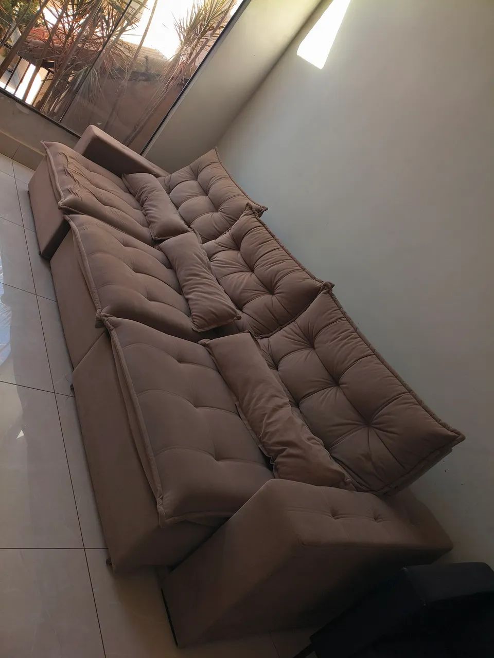 Sofá retrátil 3,5 x 1,80