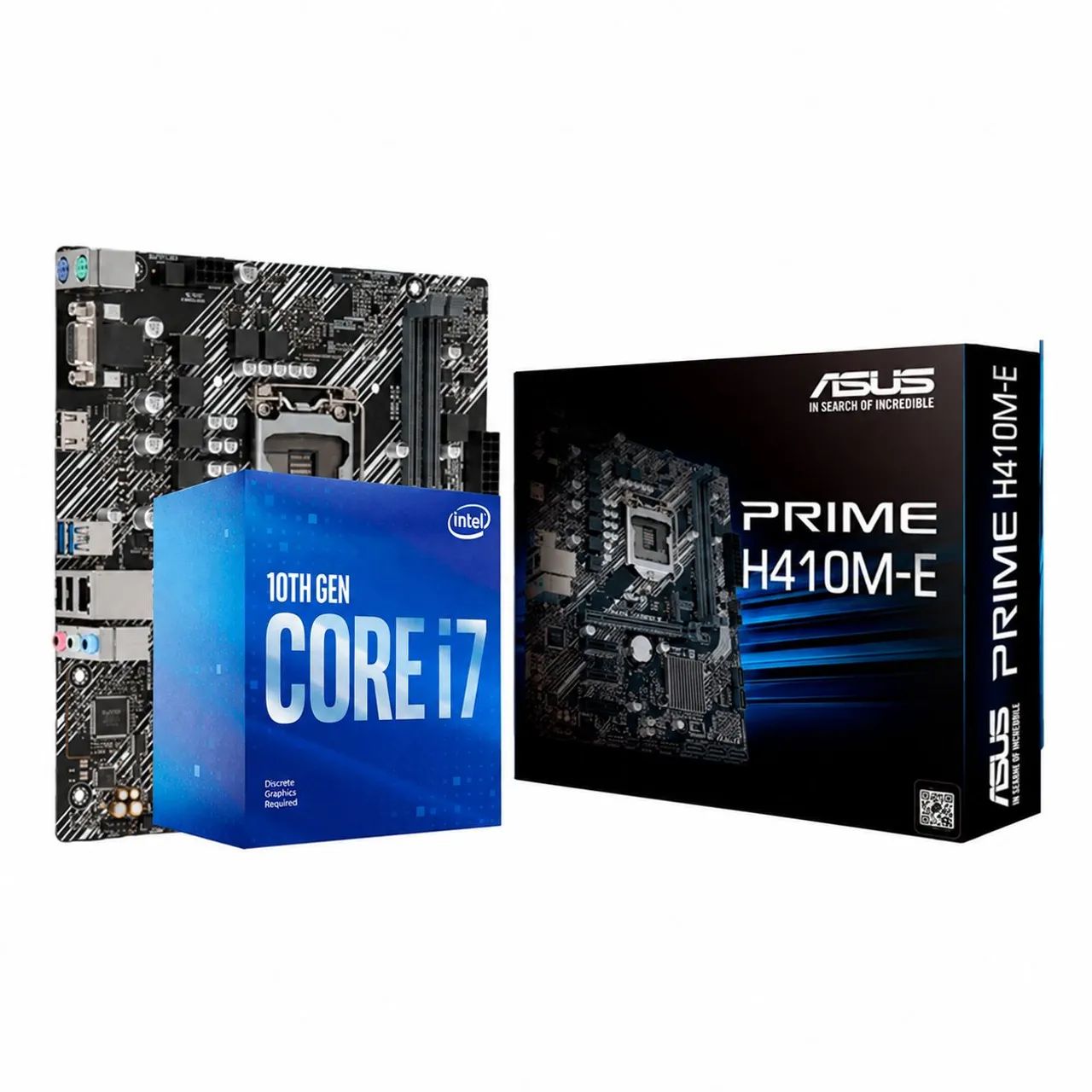 Kit i7 10700 intel + placa mãe Asus Prime H410m-e