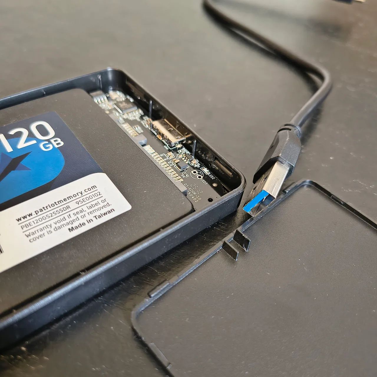 SSD 120GB Case USB 3.0 - Foto 2