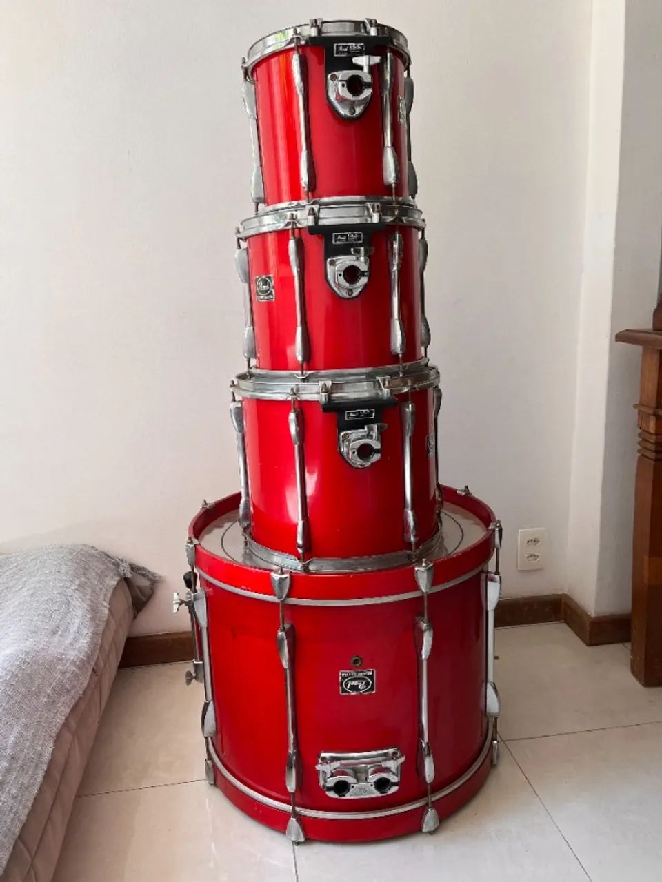 Bateria Pearl Export - Instrumentos musicais - Andaraí, Rio de