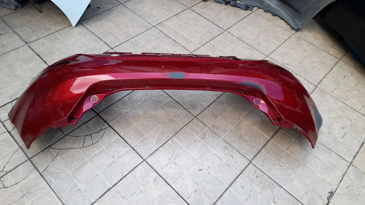 Parachoque traseiro New Fiesta Hatch 2013 2014 2015 2016 - Foto 4