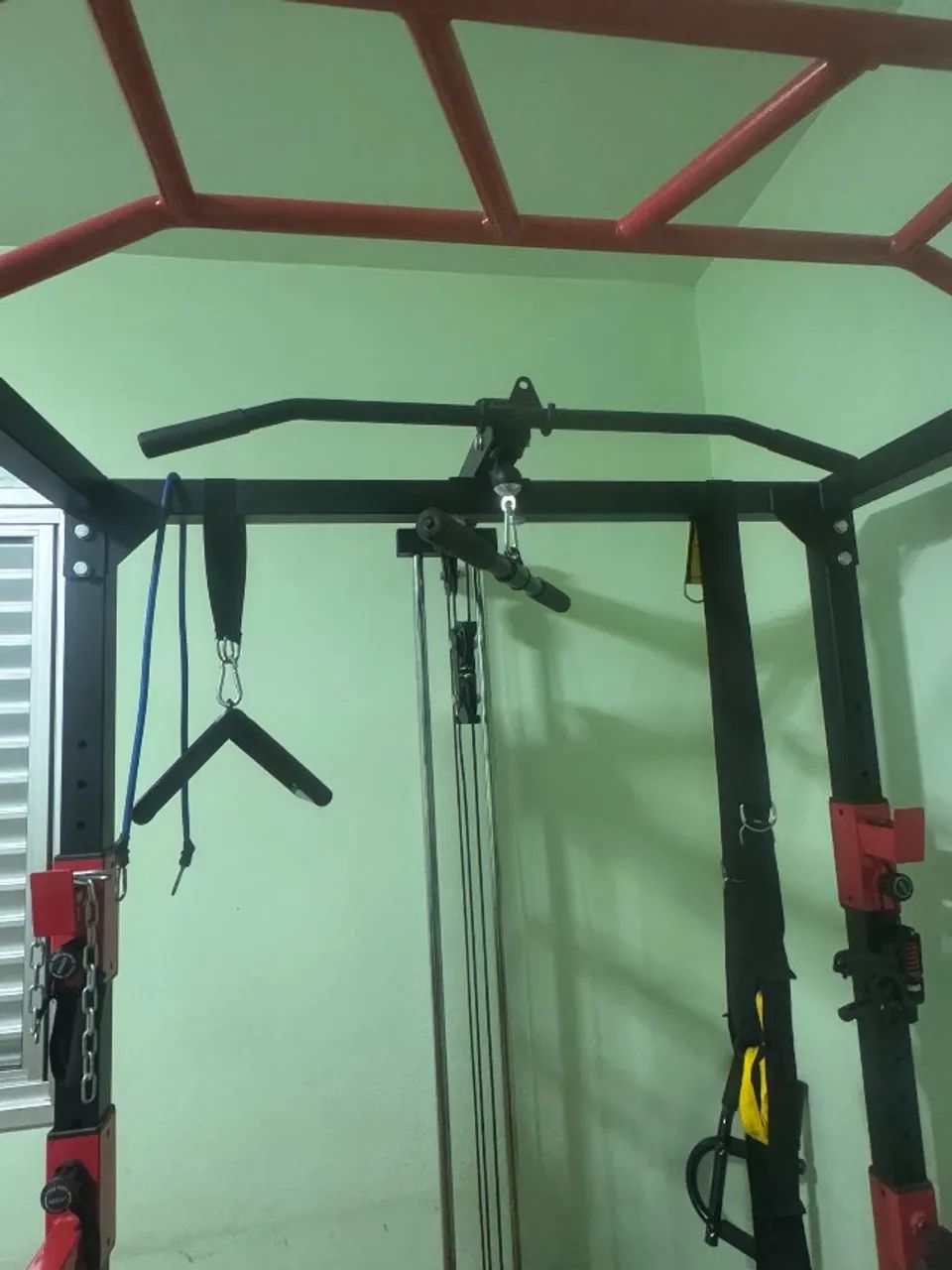 Gaiola Rack Exercit c/ Monocross Polia Simples para Anilhas EG-80 - Foto 4