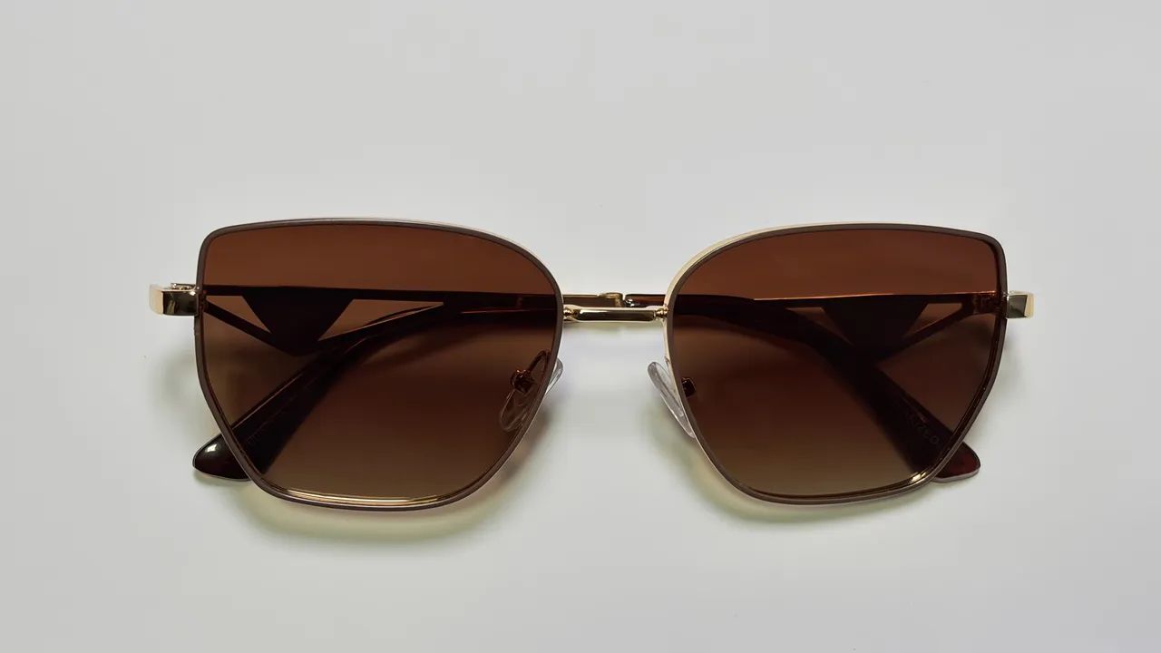 Óculos de Sol Feminino polarizado - Dourado | Elegante e Sofisticado - Foto 4