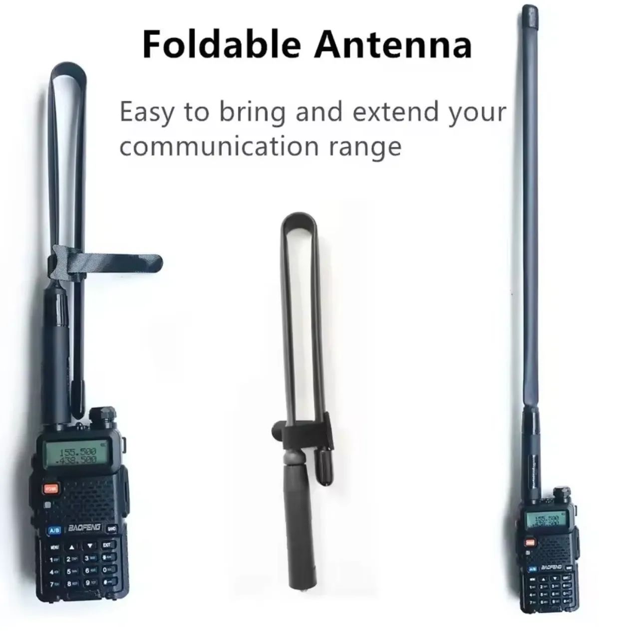 Baofeng antena dobrável tática  - Foto 3