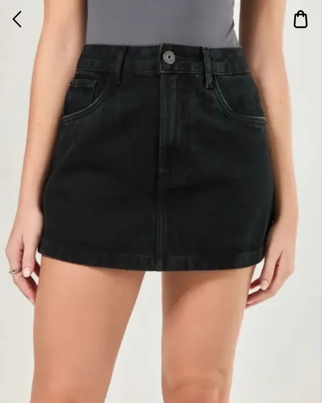 Short saia preto youcom - Foto 2