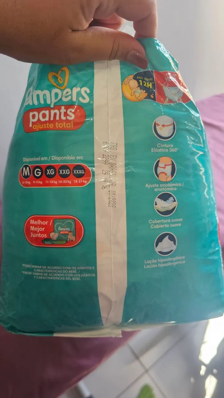 Frauda Pampers Pants ajuste total M c84 - Foto 3