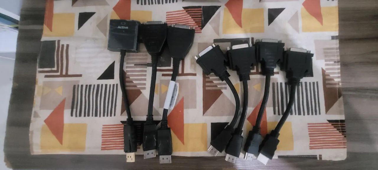 Adaptadores hdmi para dvi e display port para dvi