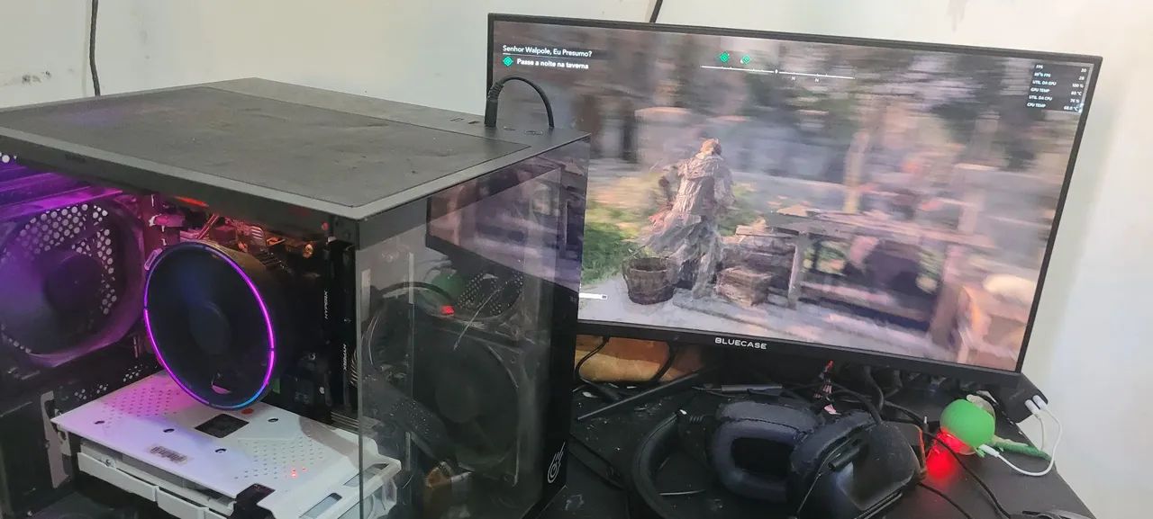 Placa de Vídeo RX 580 8GB DDR5 - Funcionando Perfeitamente - Foto 3