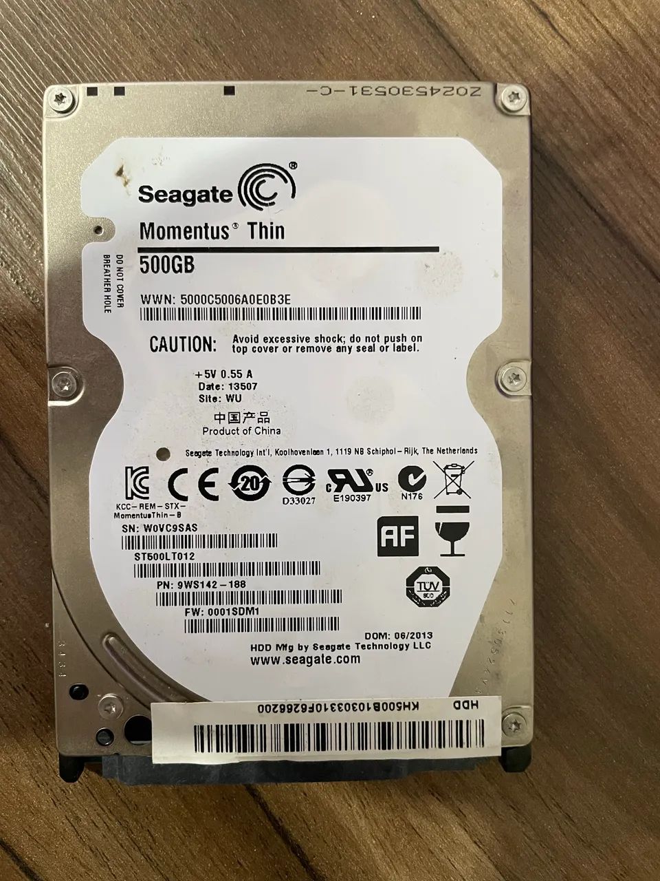 HD Notebook 500GB Seagate