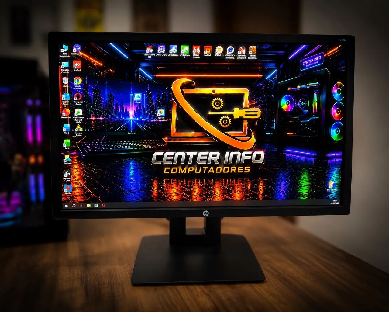 Monitor 23 HP full HD com HDamai e Displayport - Foto 4