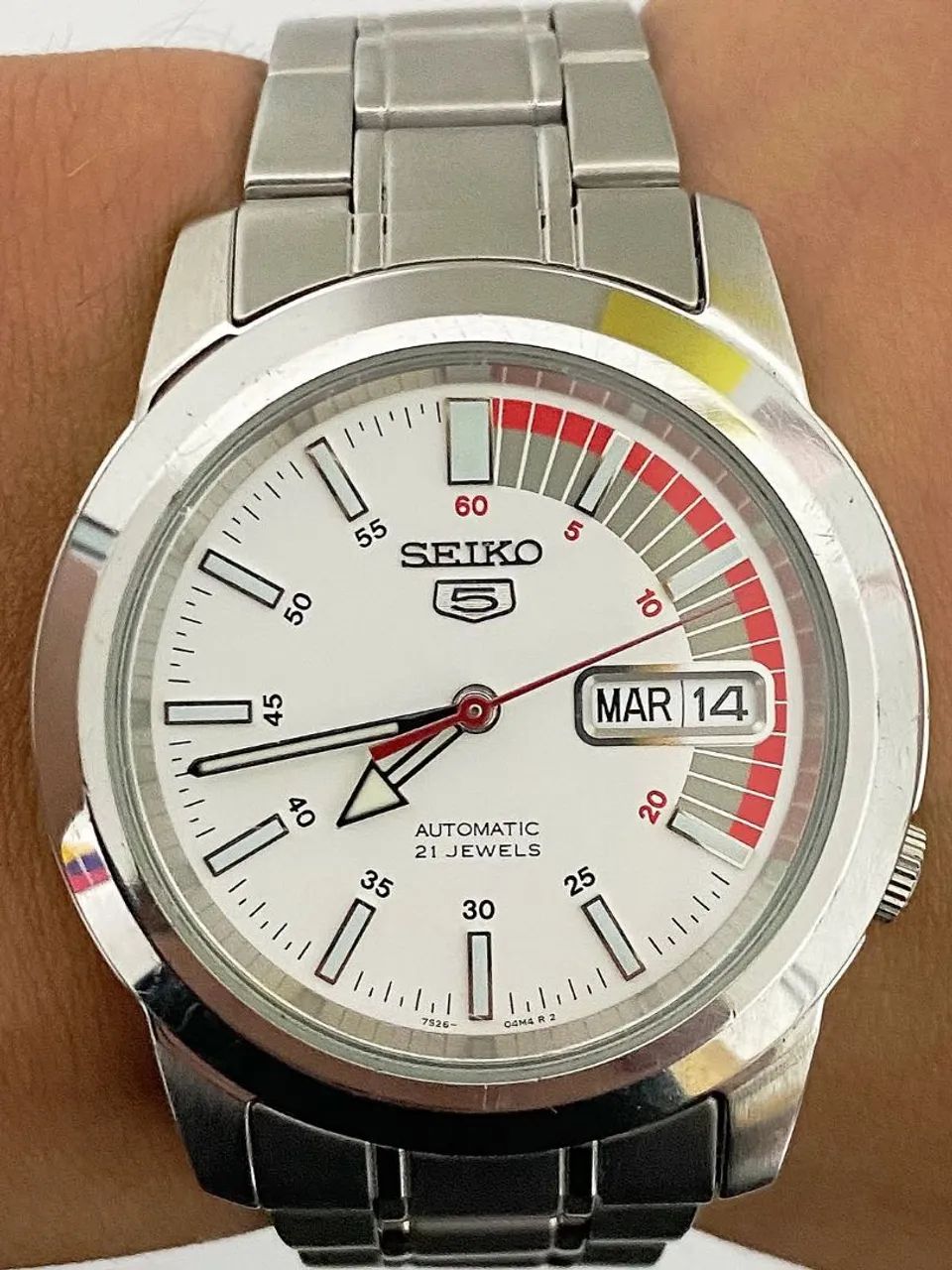 Relógio Seiko 5 SNNK07K1 automático.