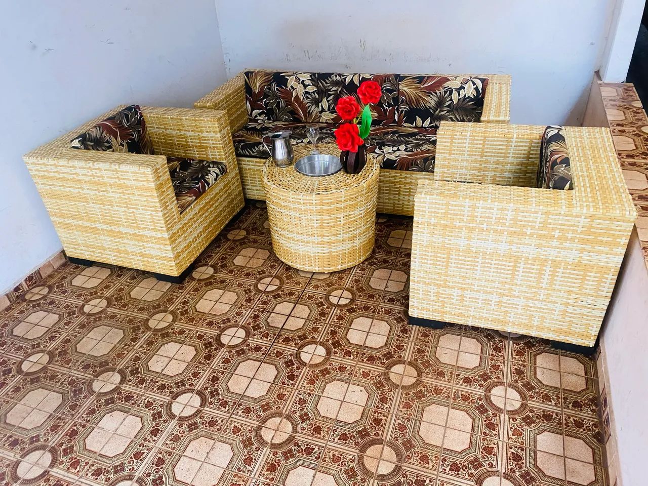 Conjunto de sofá de alto padrão de área externa  - Foto 3