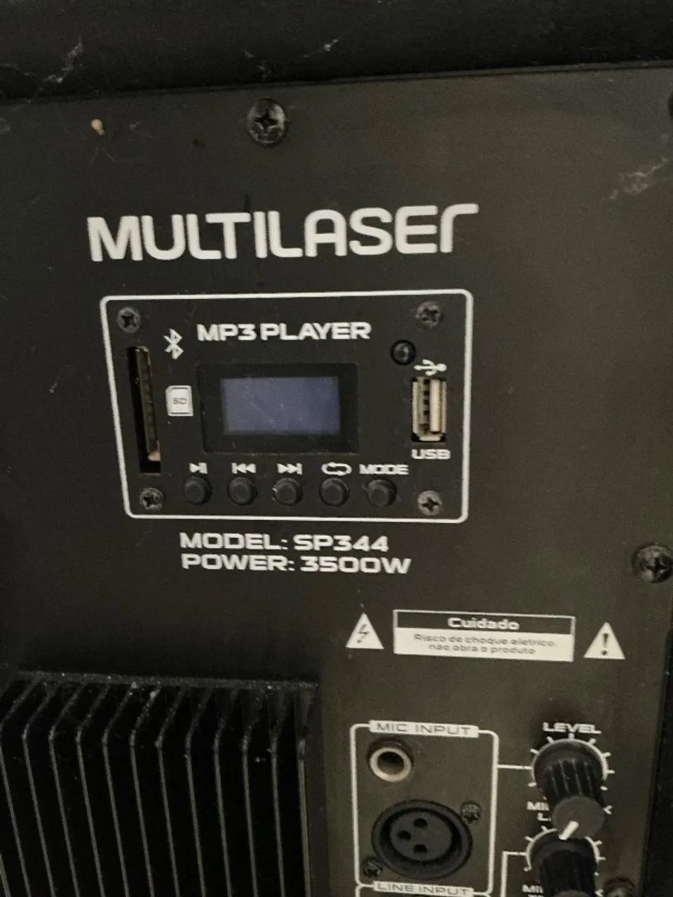 Caixa de Som Multilaser 3500w