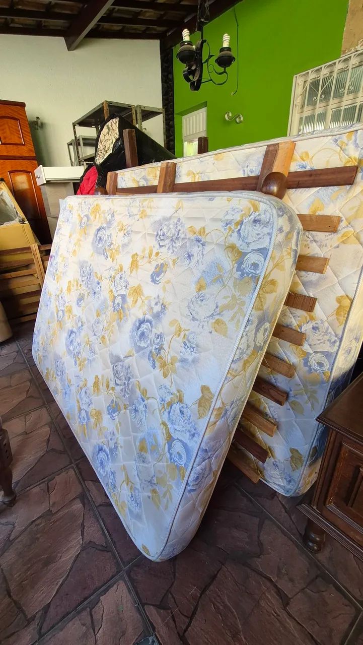 Cama de solteiro com colchão-usada - Foto 4